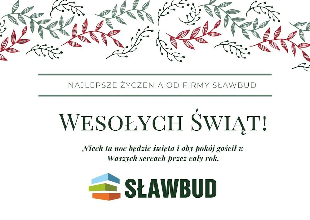 Najlepsze zyczenia od firmy SLAWBUD scaled